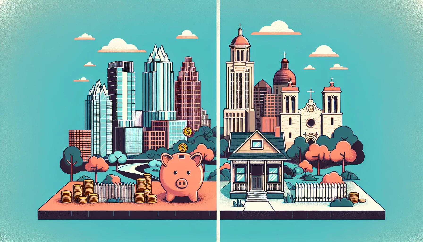 Comparison of housing costs in Austin vs San Antonio
