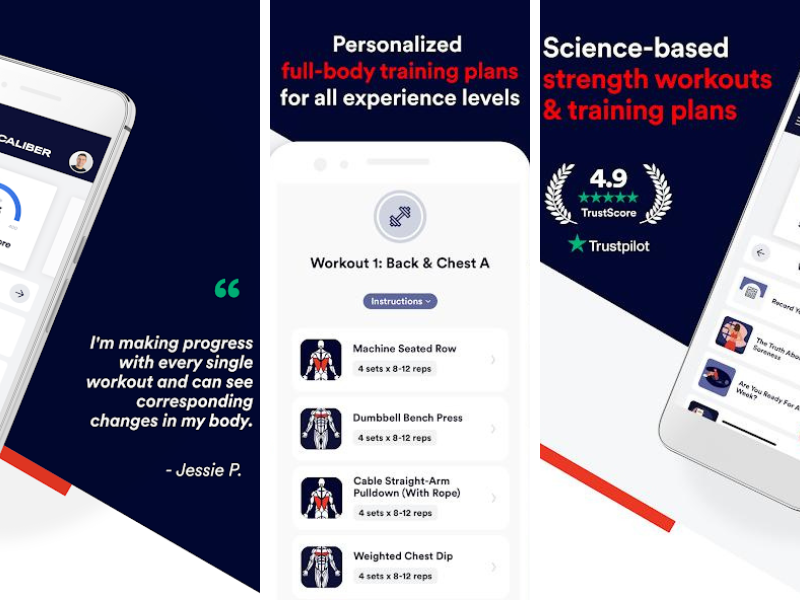 Caliber best workout apps