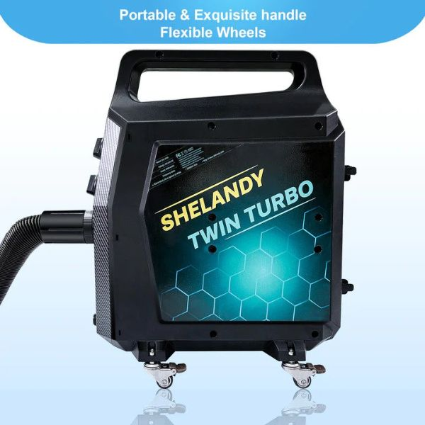 Black Shelandy Dog Grooming Twin Turbo Dog Dryer