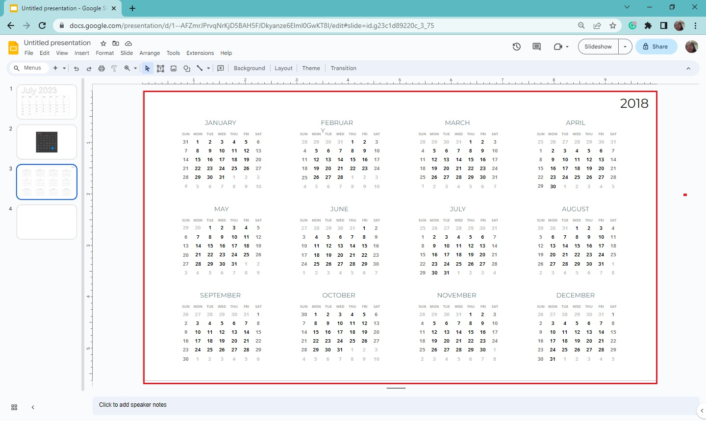 3 Easy Ways to Make a Calendar in Google Slides