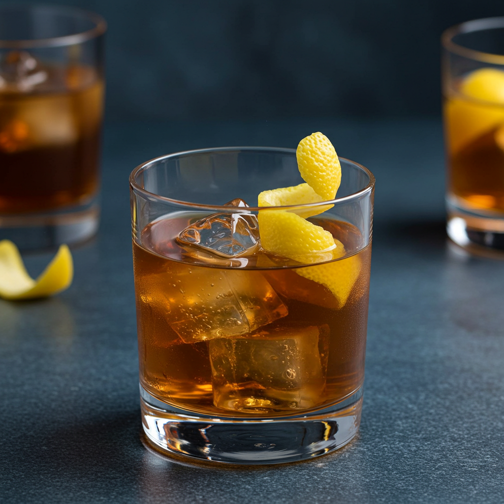 Find recipes online or cookbooks, shake your bourbon with ice served with a lemon twist