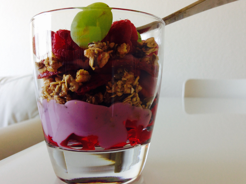 Frozen Grape Parfait