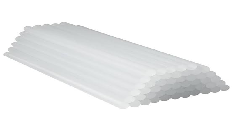 White hot melt glue stick