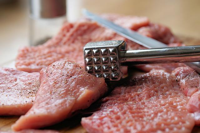 meat hammer, meat tenderizer, schnitzel