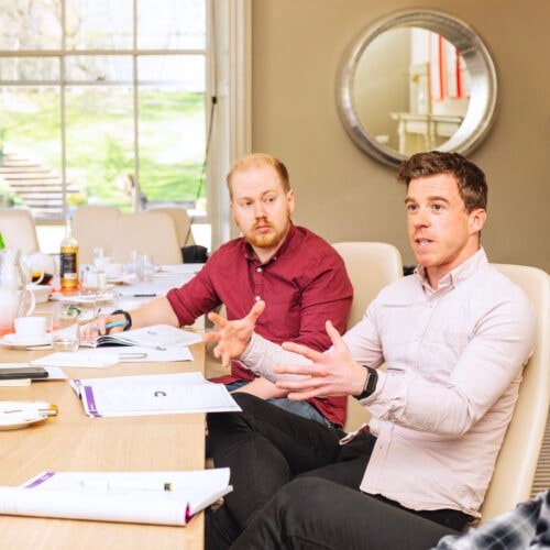 An example of verbal and non-verbal communication happening simultaneously 