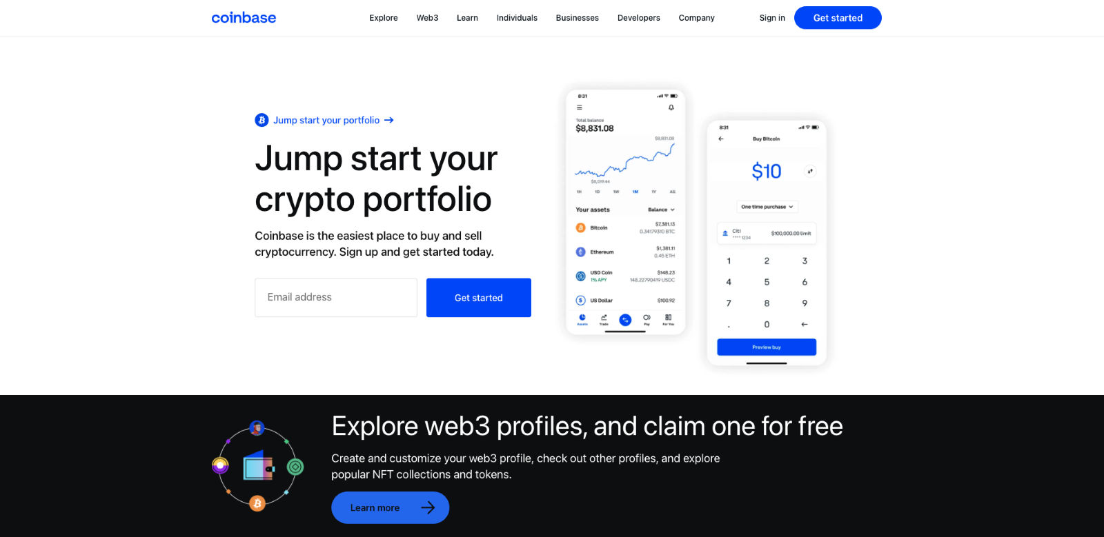 Coinbase Crypto Exchange