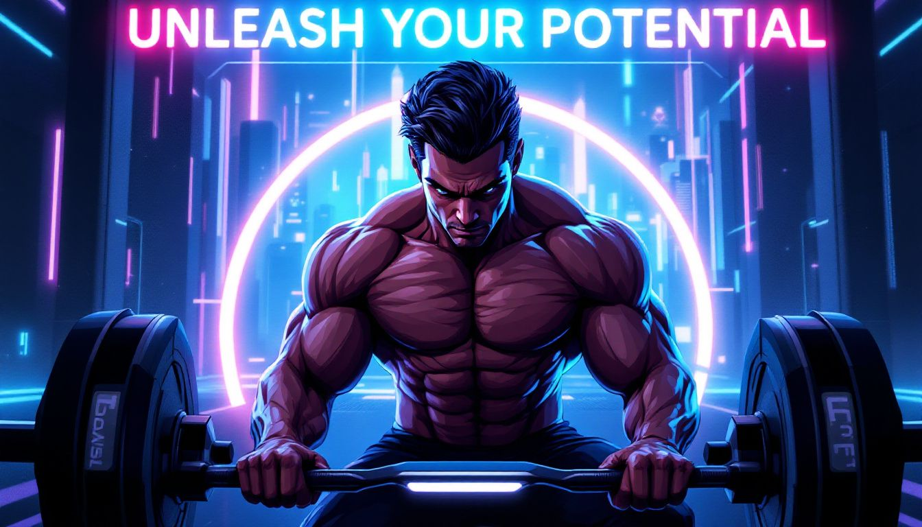 Are Testosterone OTC Products Worth It? Evaluating Their Effectiveness 3 A fit man exercising, representing the potential benefits of testosterone OTC supplements.