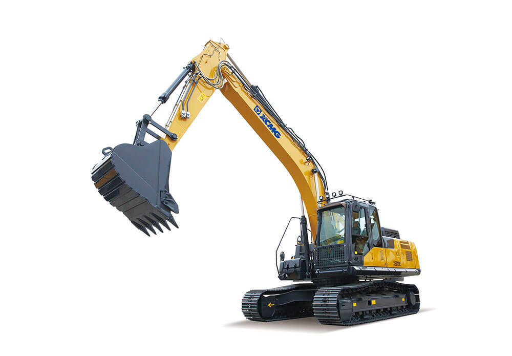 hydraulic shovel excavators with hydraulic power