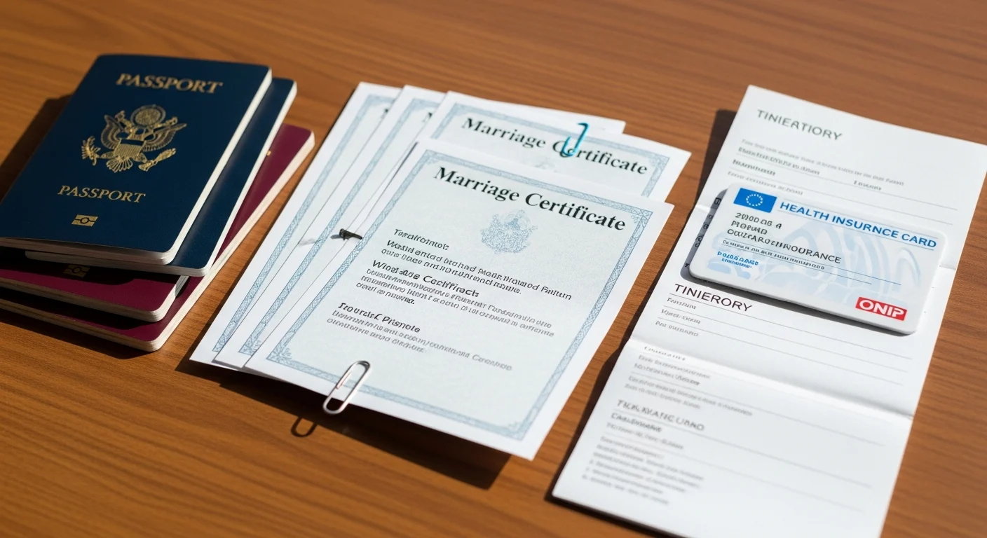 document stack integration with dummy ticket for UAE spouse visa