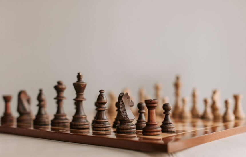 Chess Board representing a data scientist strategical capacity