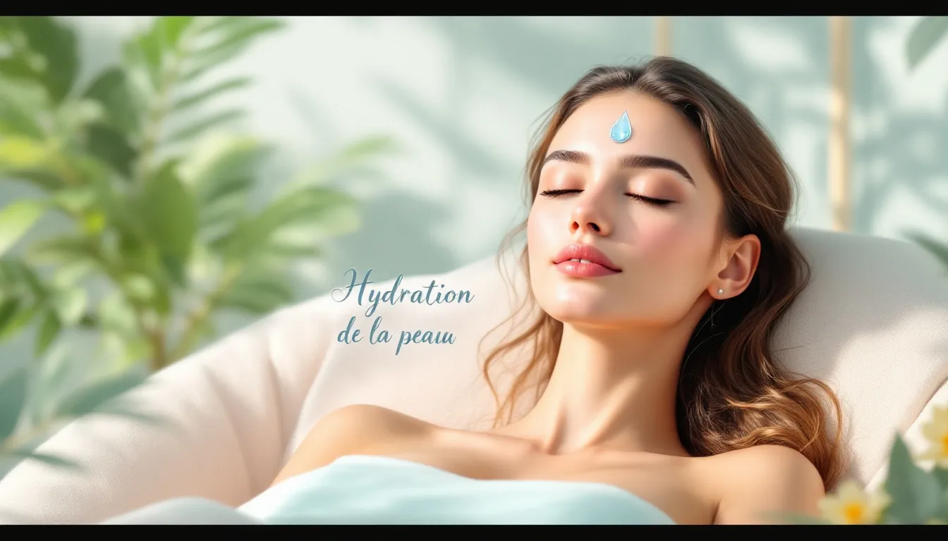In this animated image, various skin types are shown being hydrated, highlighting the importance of maintaining a healthy skin barrier. The animation features elements like hyaluronic acid and barrier repair creams, emphasizing their role in enhancing skin health and preventing moisture loss.