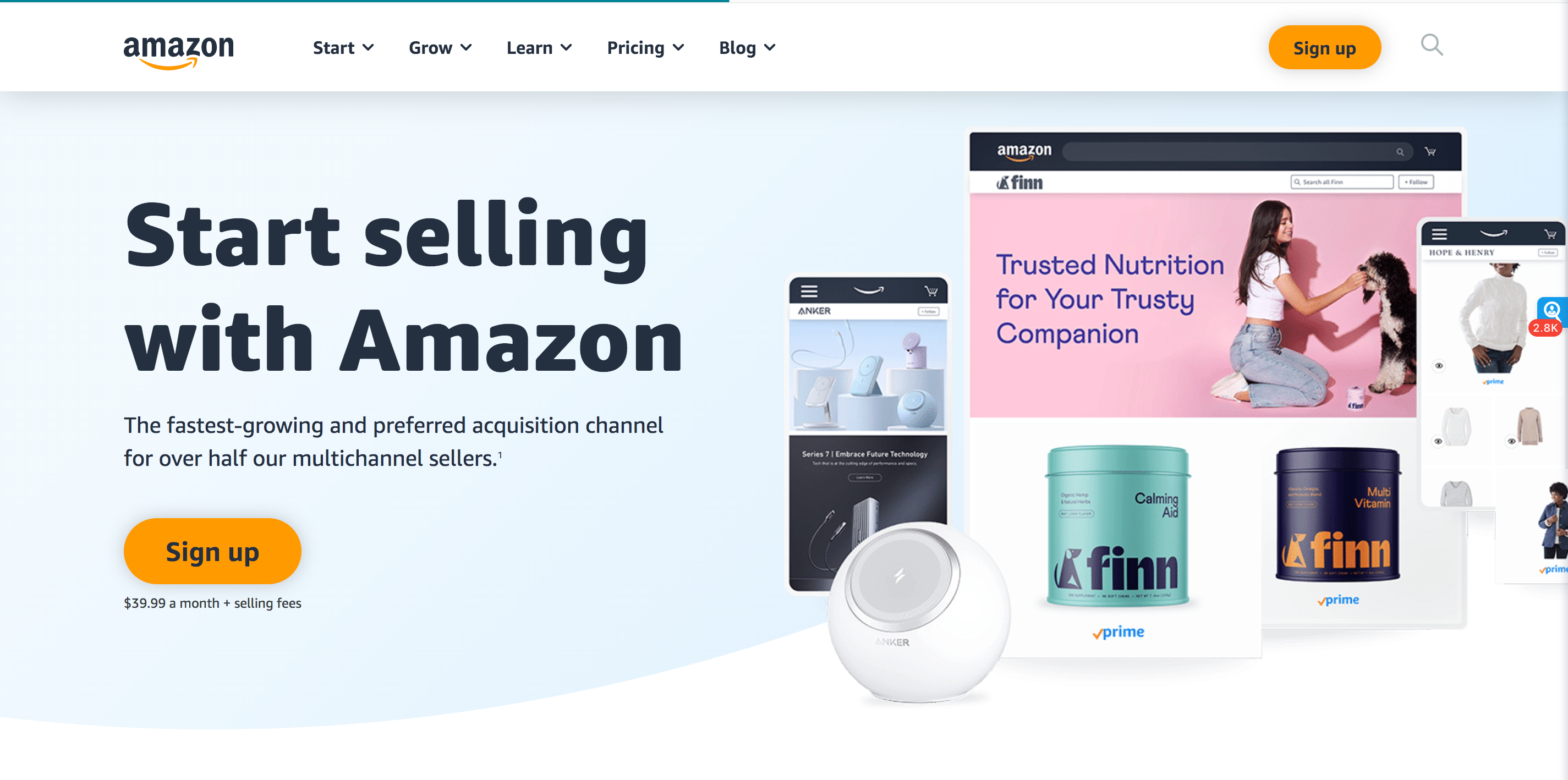 Start Selling with Amazon