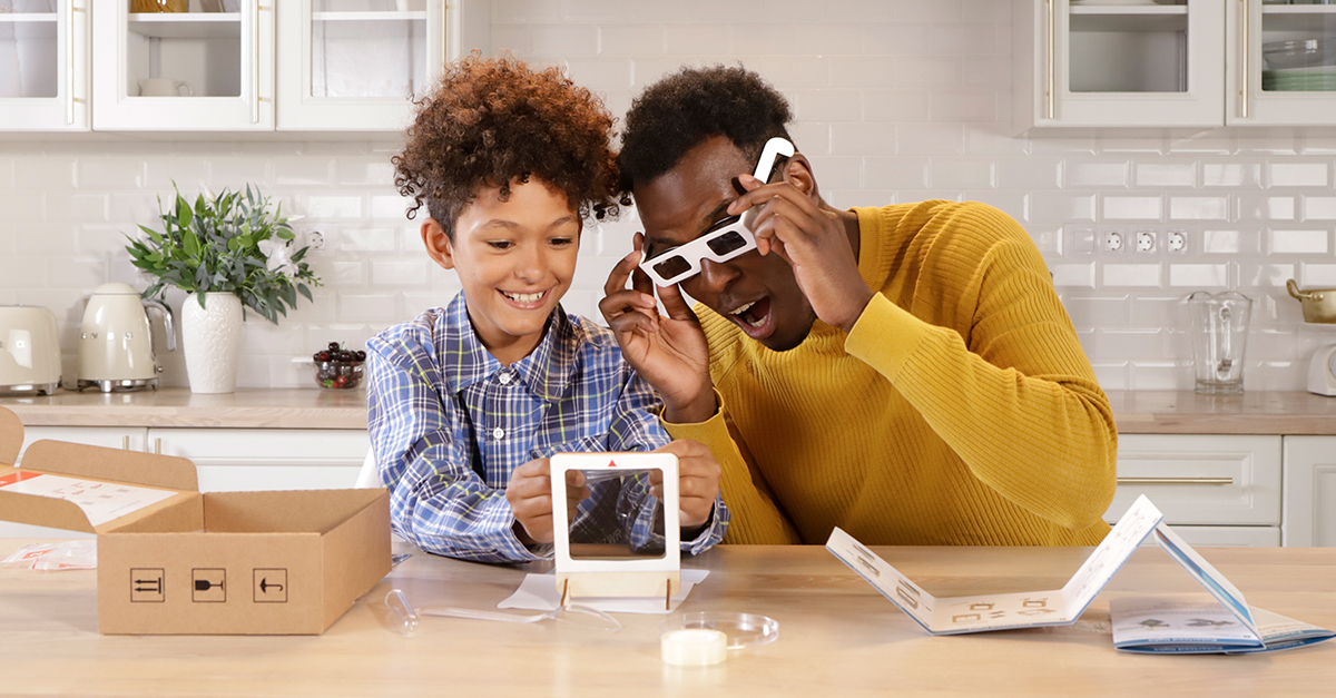 An image showing children engaged in hands-on STEM activities, exploring the world of STEM for kids