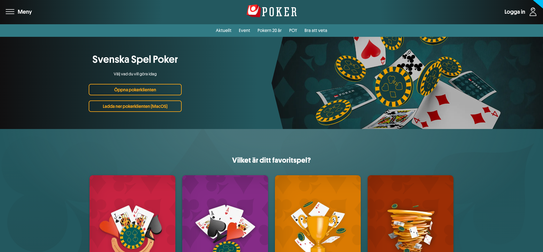 Svenska Spel Poker – spela poker online i Sverige via pokerklienten
