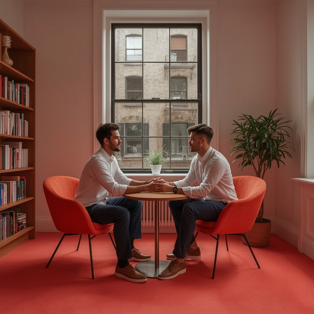 Online gay couples therapy in NYC.