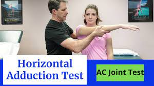 Horizontal Adduction Test (AC joint test) - YouTube