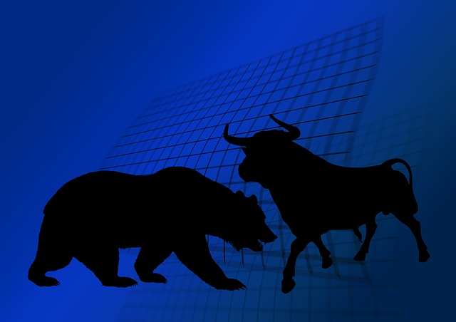 stock exchange, bull, bear