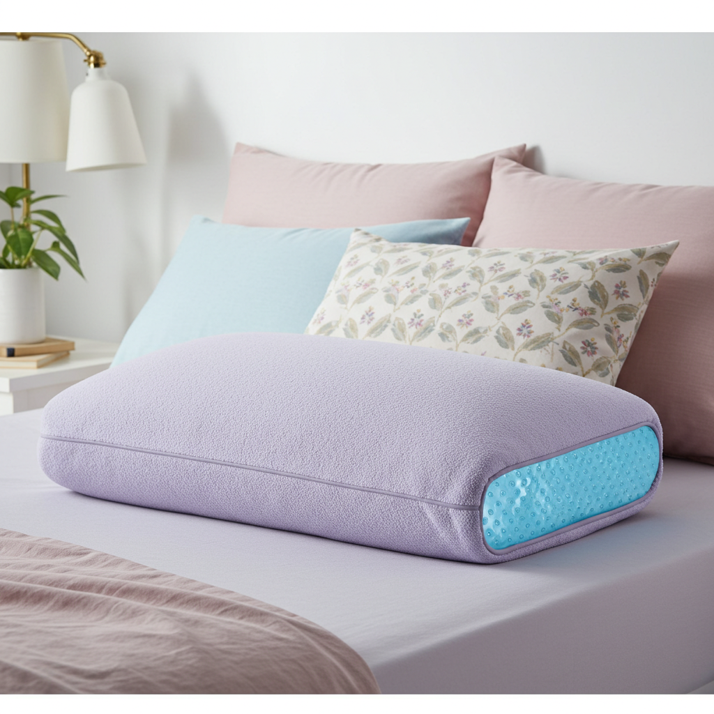 cooling pillow and pillow's cover, good for bringing down core body temperature