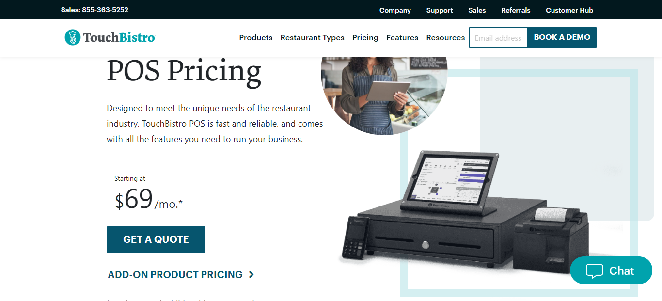 TouchBistro POS pricing 