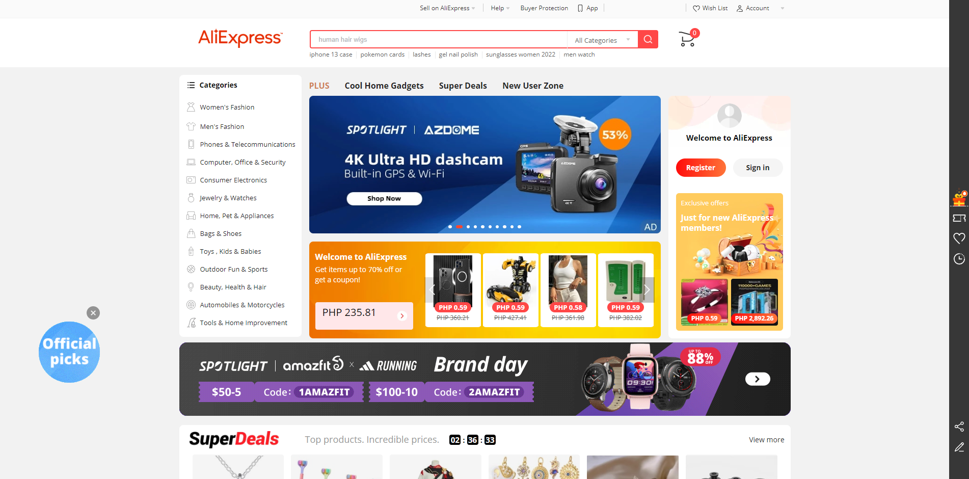 aliexpress homepage - is aliexpress legit