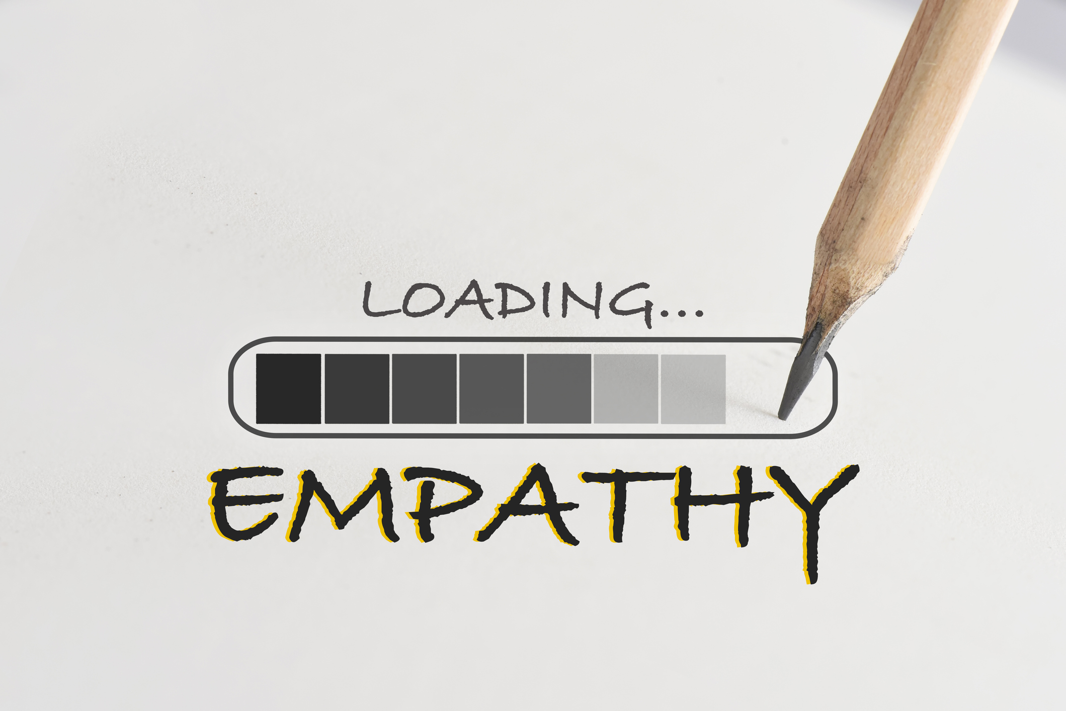 Empathy loading image.  Not having Empathy is one of poor leadership qualities.