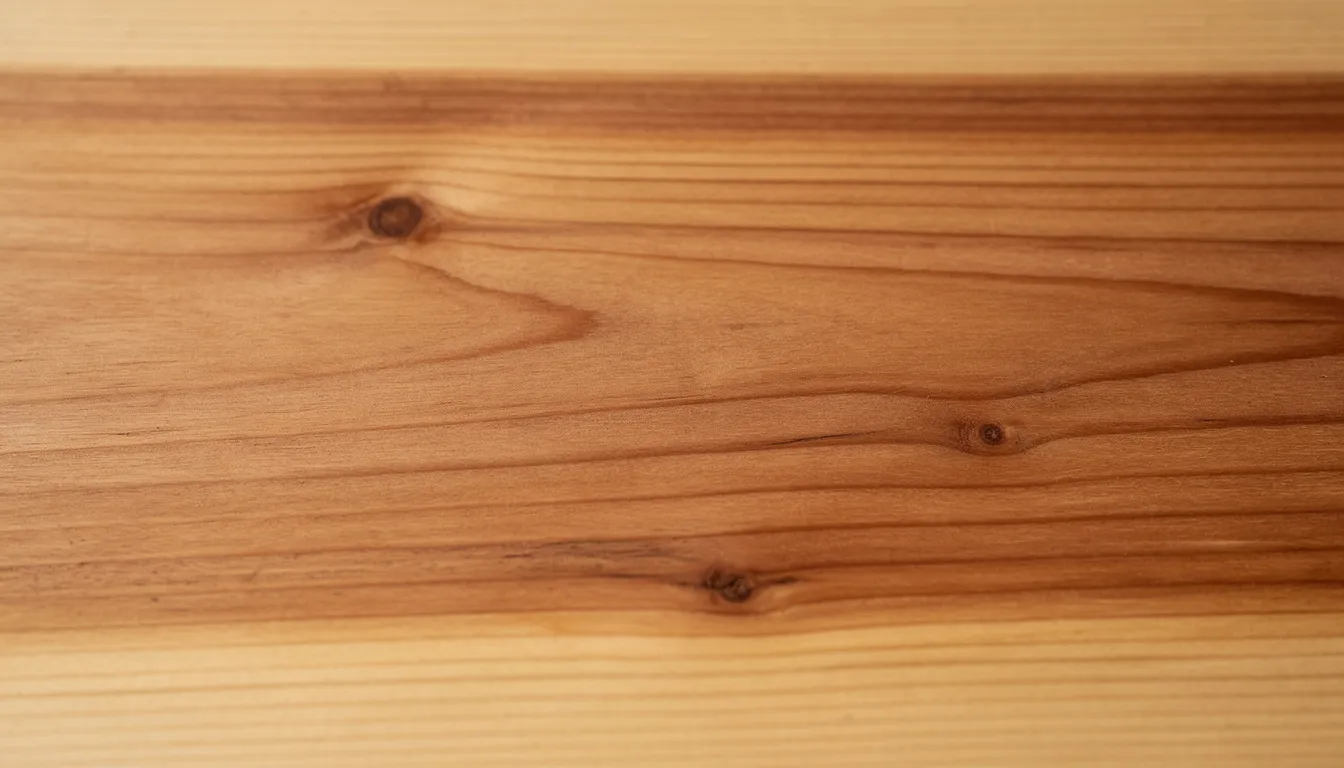 A close-up photograph showcases the natural color variation of western red cedar wood grain, highlighting its unique patterns and textures. This wood is highly sought after for indoor saunas due to its excellent insulation properties and natural resistance to moisture, making it a popular choice for traditional sauna construction.