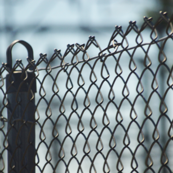 An image showing chain link fencing in Phoenix.