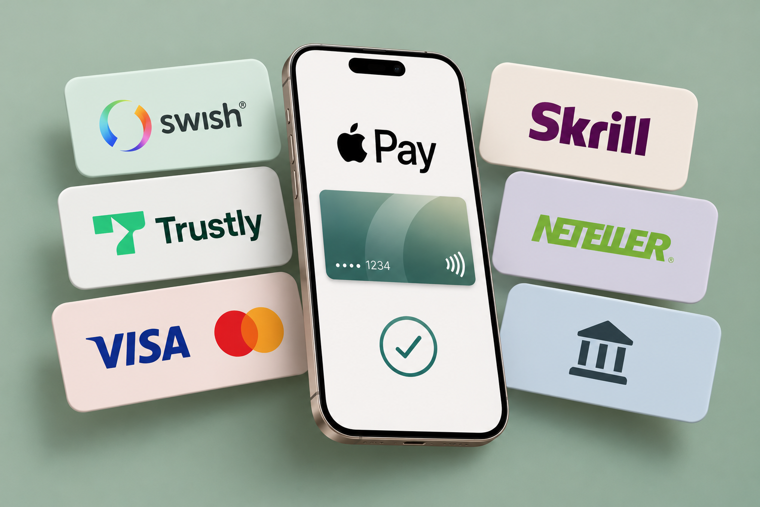 Apple Pay jämfört med andra betalningsmetoder på casino