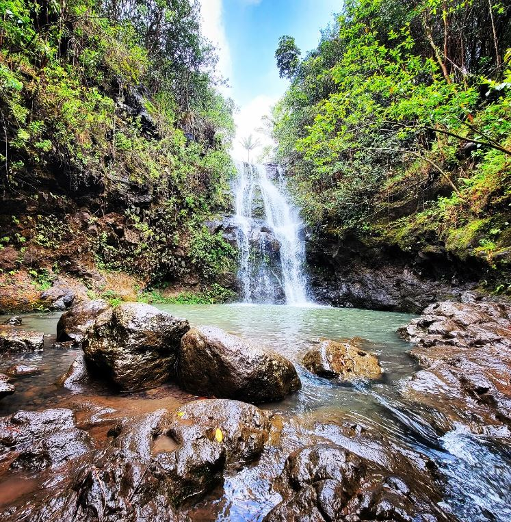 small waterfall near jurassic park