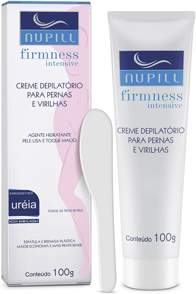 Creme depilatório Nupill Firmness pernas e virilha. Imagem: Amazon