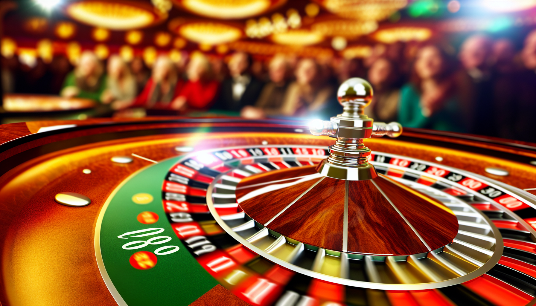 Ruleta de casino con el número 10 resaltado para usar el bono de 10 euros gratis sin depósito