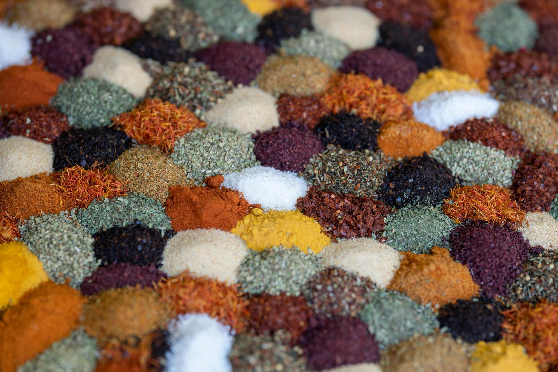 Vibrant array of traditional Indian spices for a burst of flavour - aromatic and authentic spice collection.
