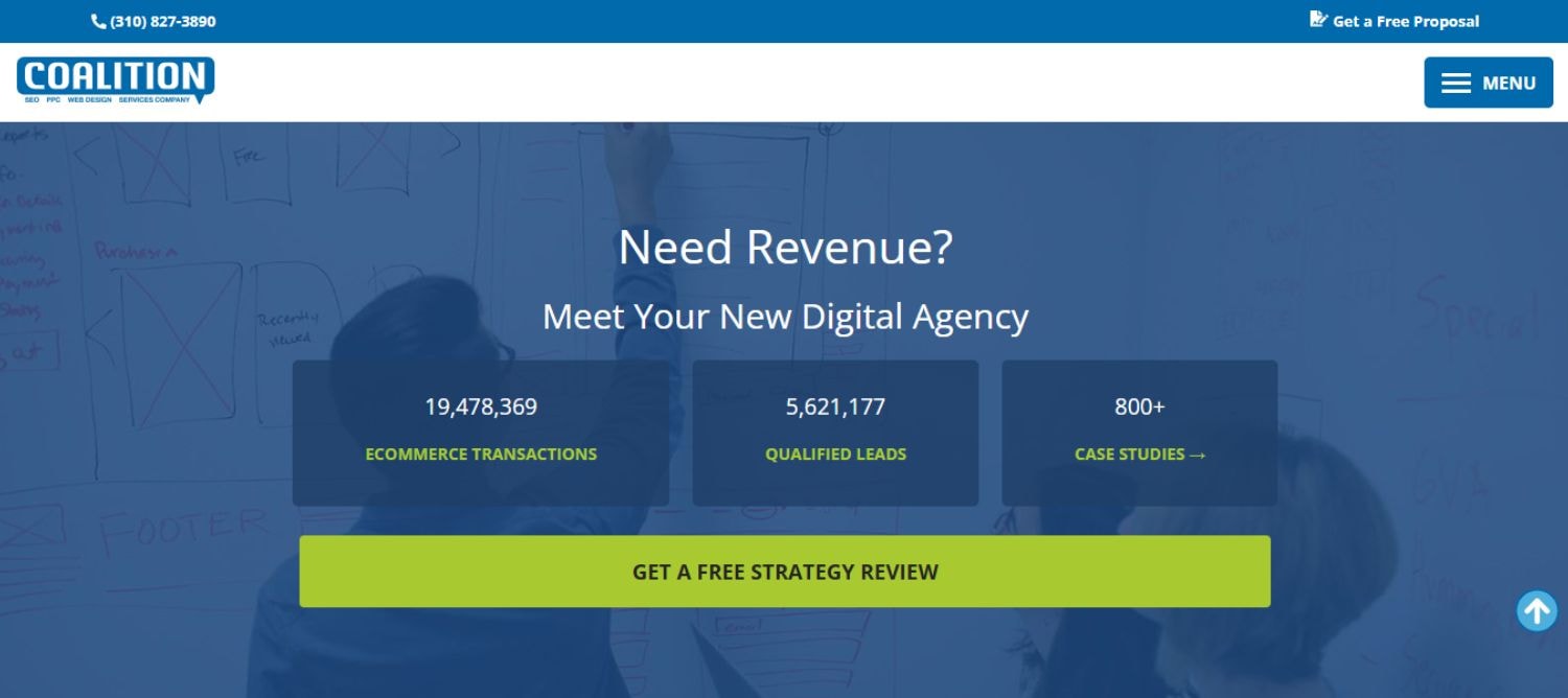 Coalition Technologies is a Los Angeles-based web design company