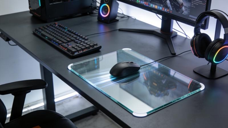 glass mousepad