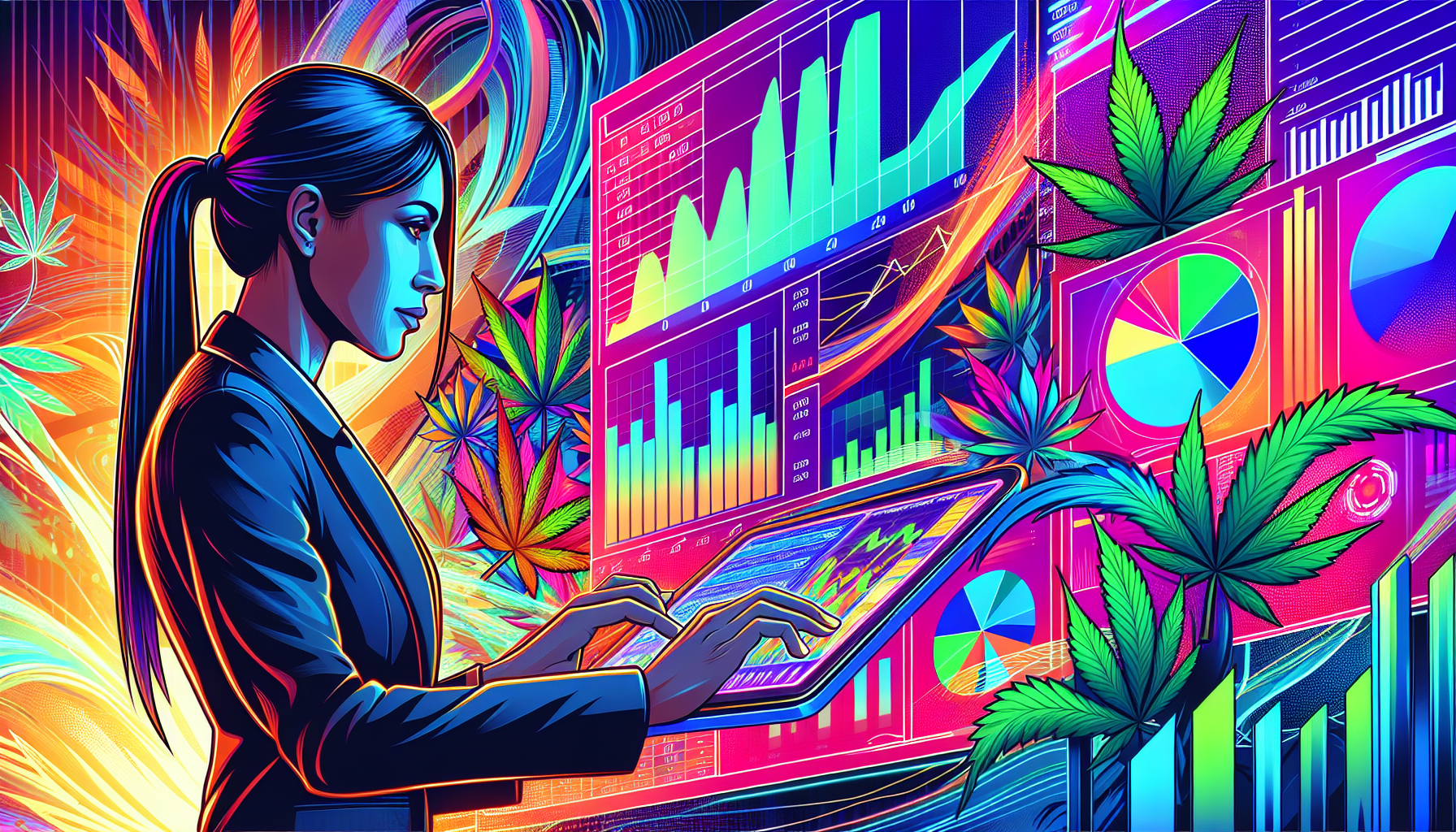 An illustration of strategic financial planning and analysis in a cannabis business.