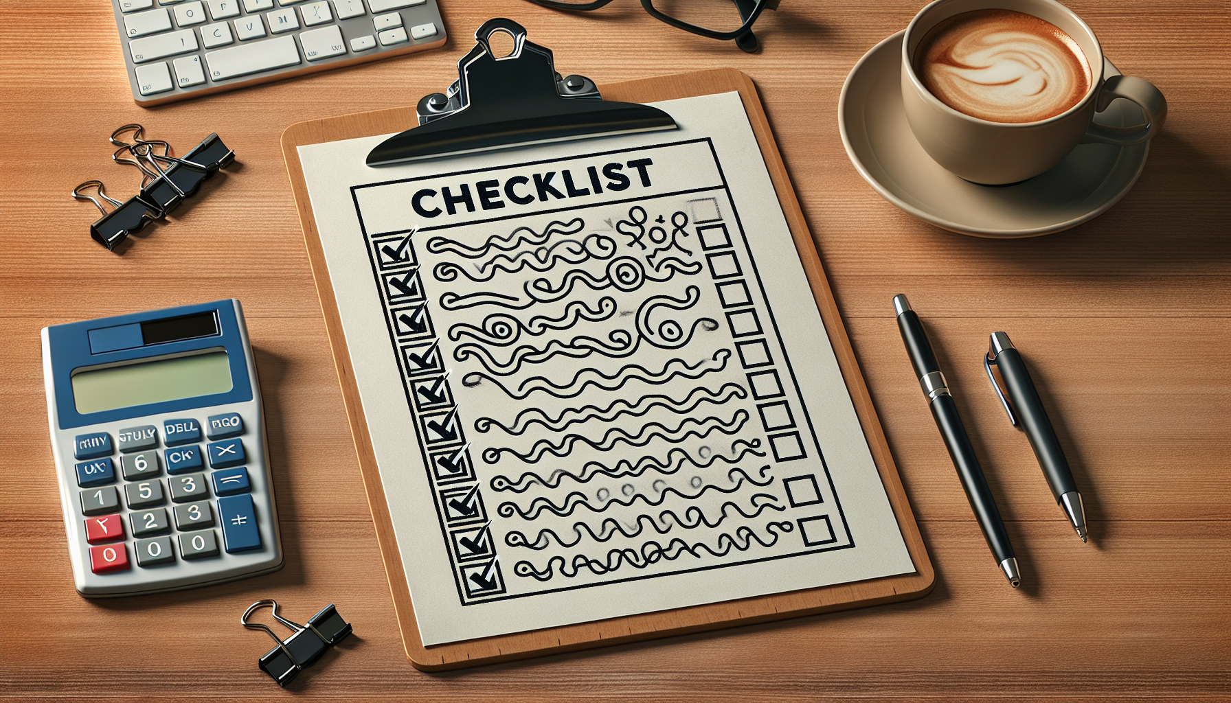 Illustration of a checklist for avoiding worker misclassification
