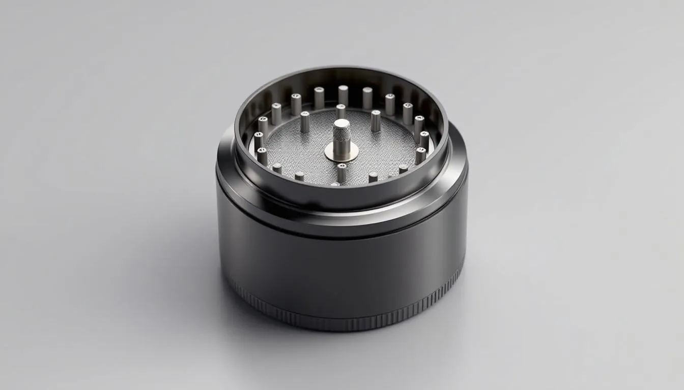 A specialized grinder designed for kief collection.