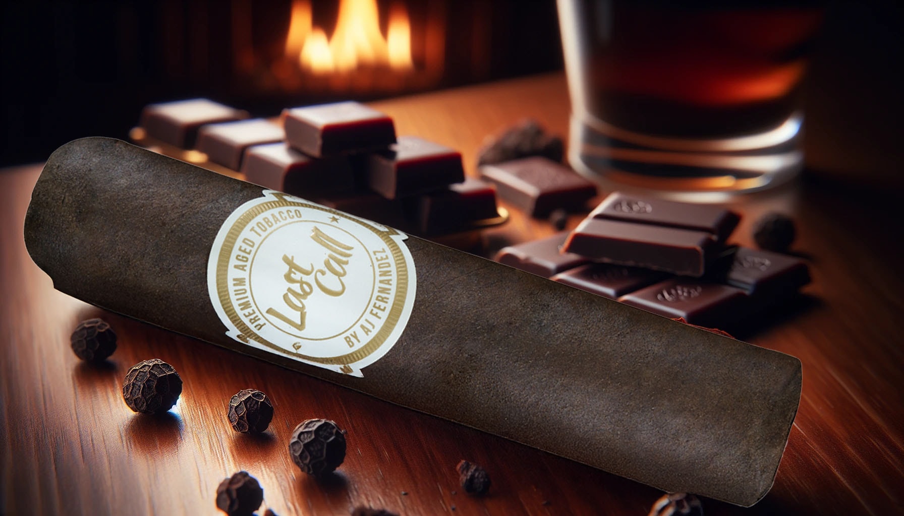 A rich and flavorful Last Call Maduro cigar