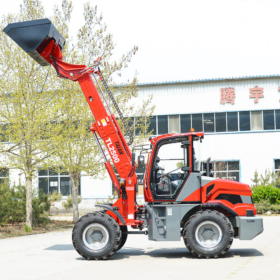 Phtograph showing Chinese telescopic loader