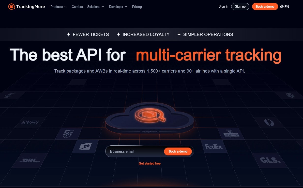 Shipup alternative: TrackingMore