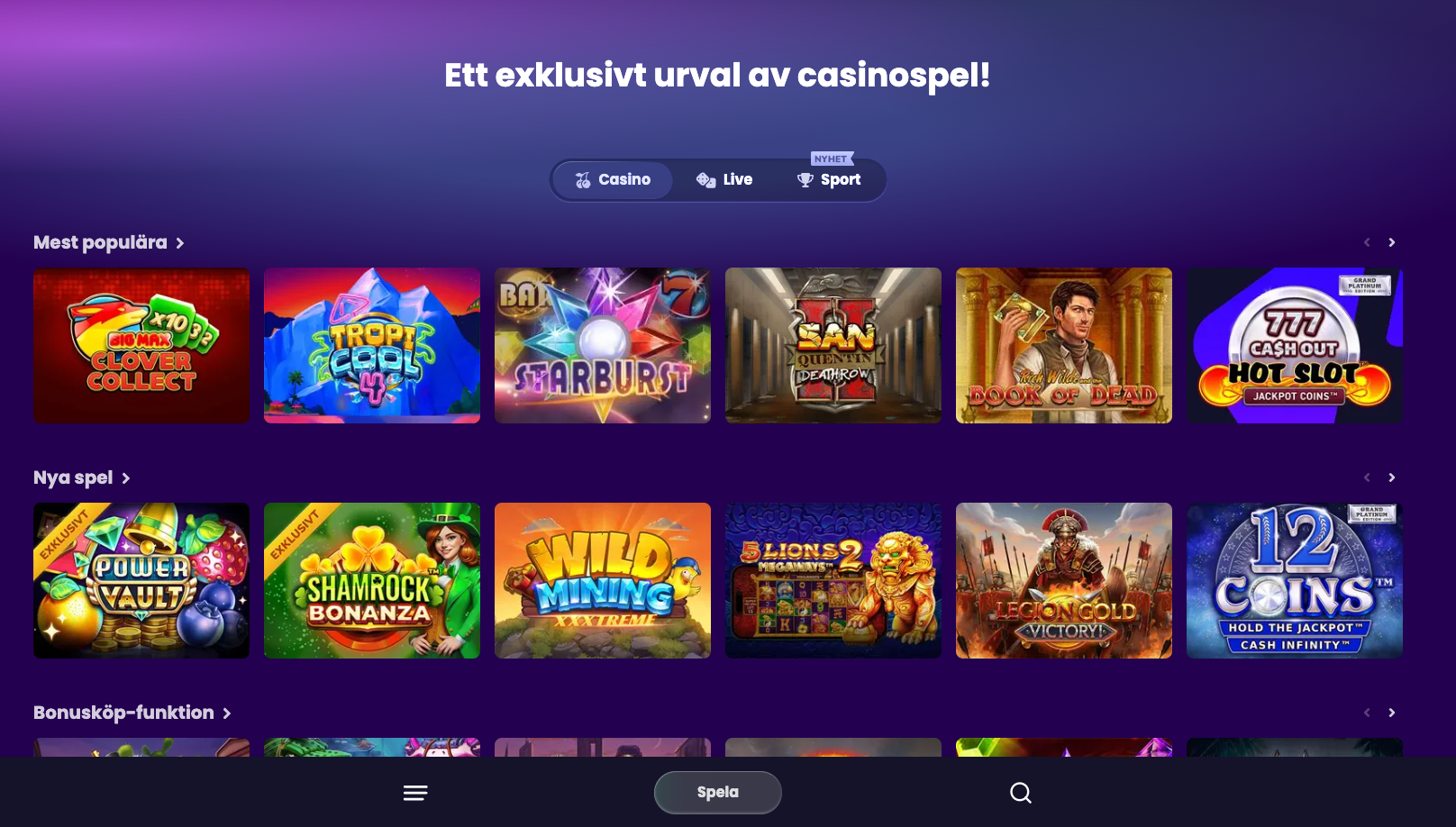 Flax casino recension