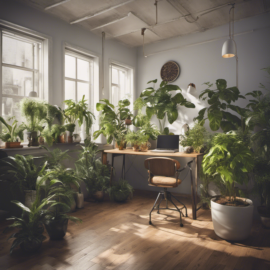 A picture of a room with an indoor plant in the ideal location