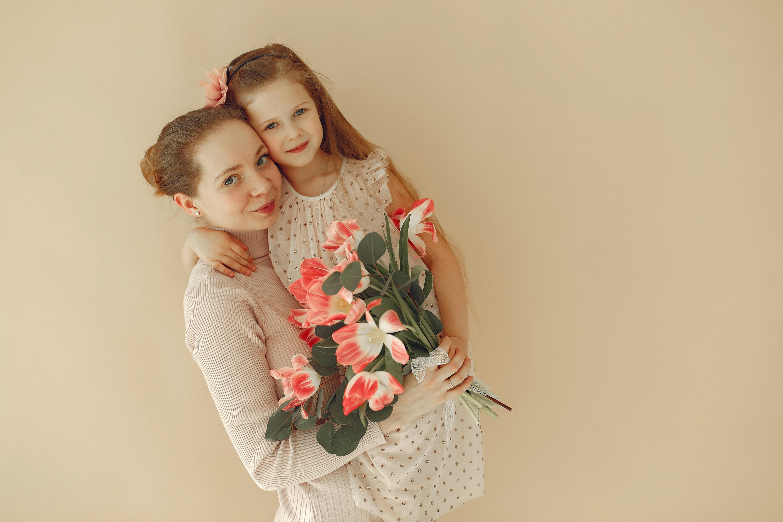 Variety of beautiful flowers for Mother`s Day