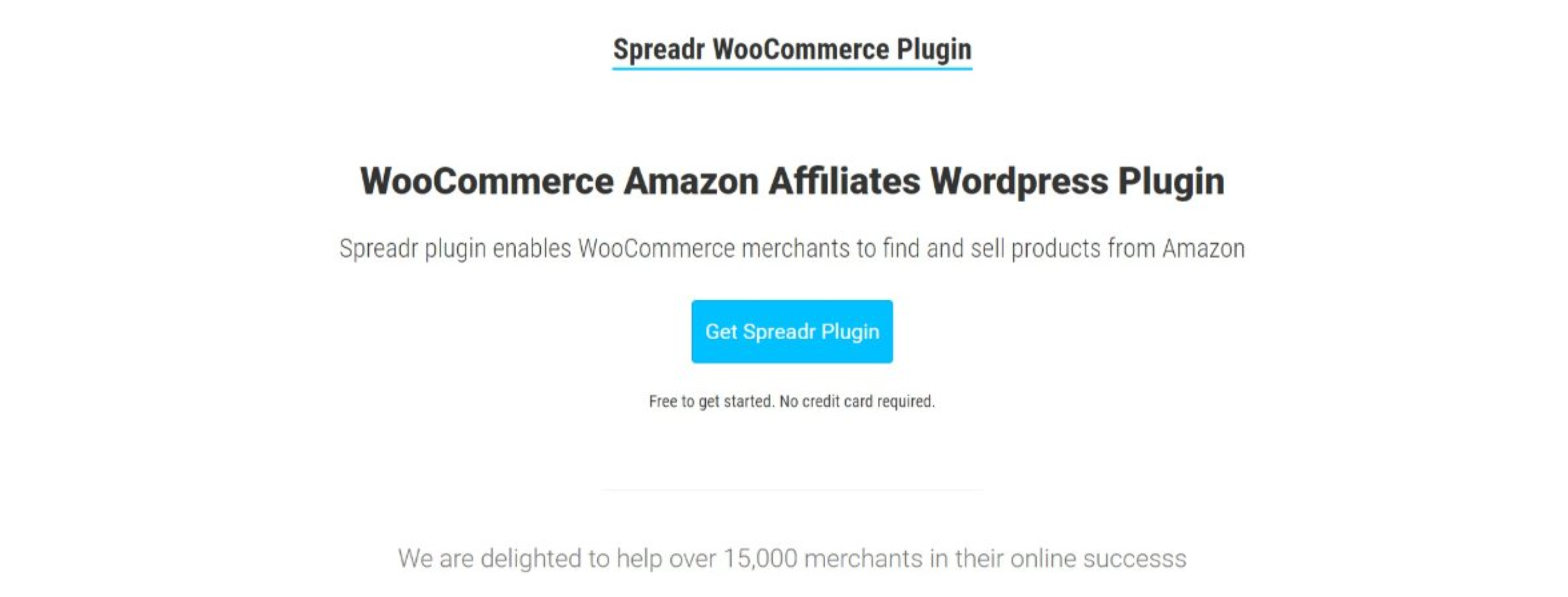 Spreadr - WooCommerce dropshipping plugin