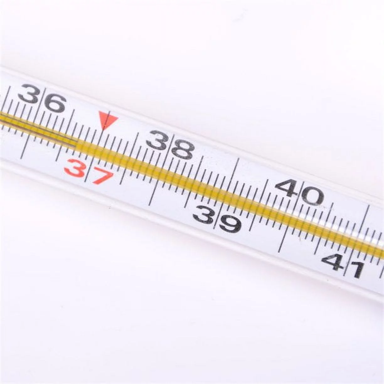A mercury-free thermometer, a safer alternative to traditional mercury in glass thermometers