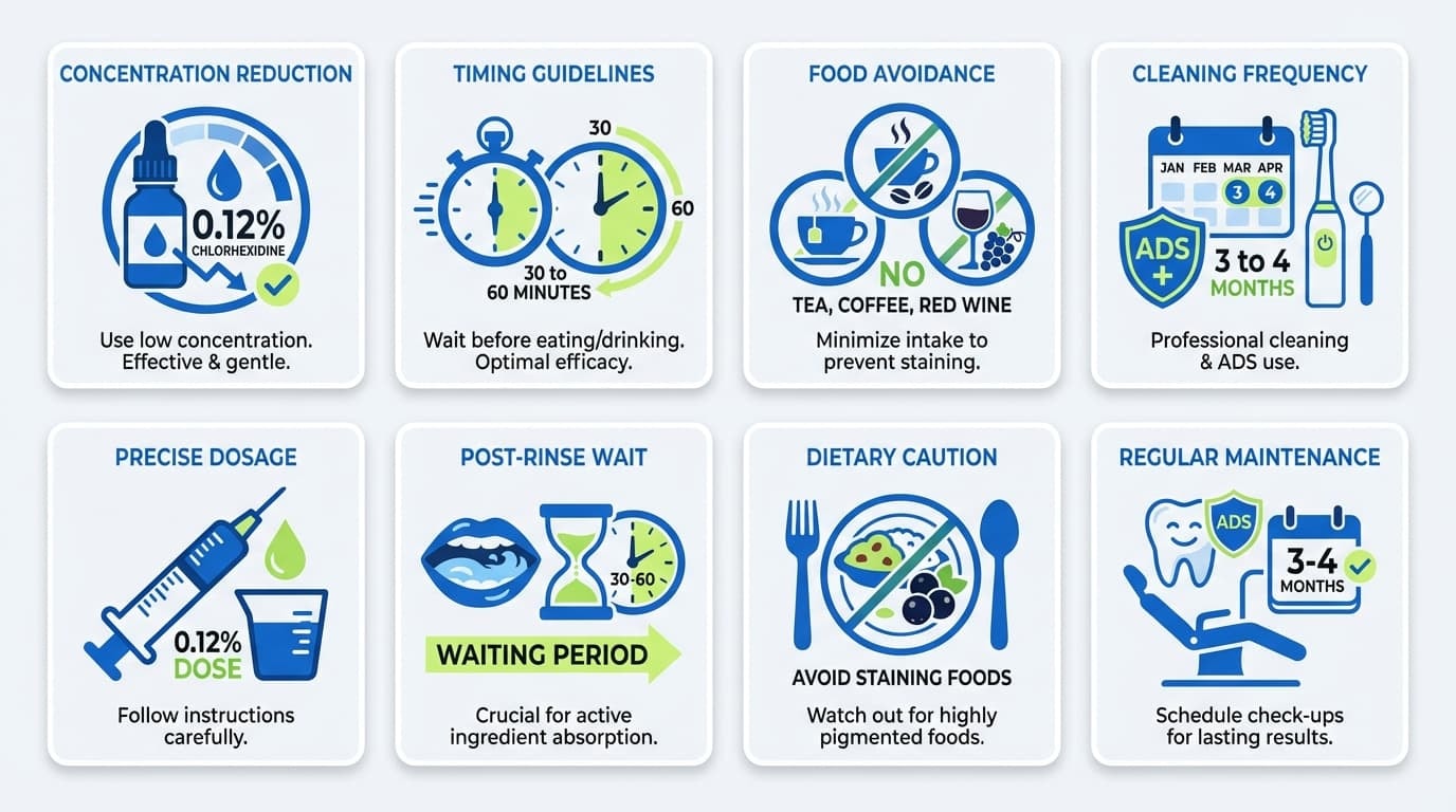 How to Prevent Staining While Using Chlorhexidine