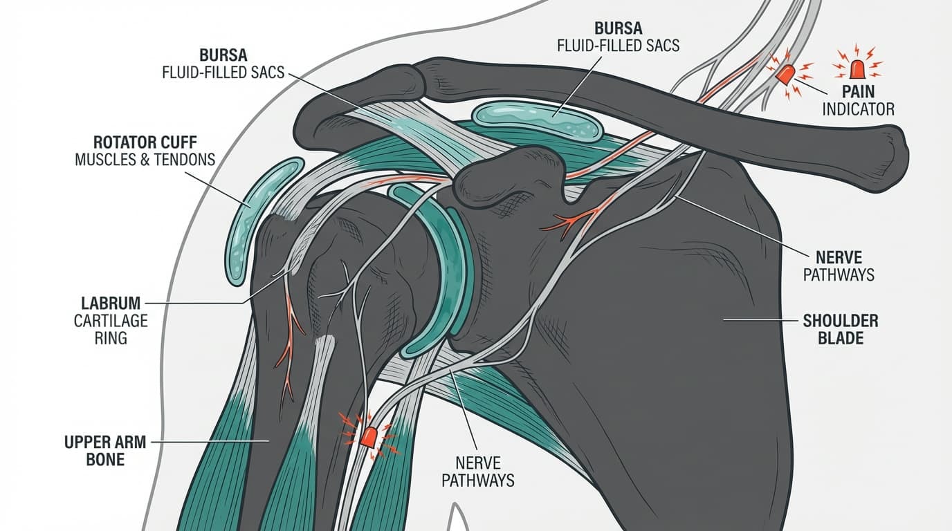 How Does Shoulder Anatomy Contribute to Pain and Injury?