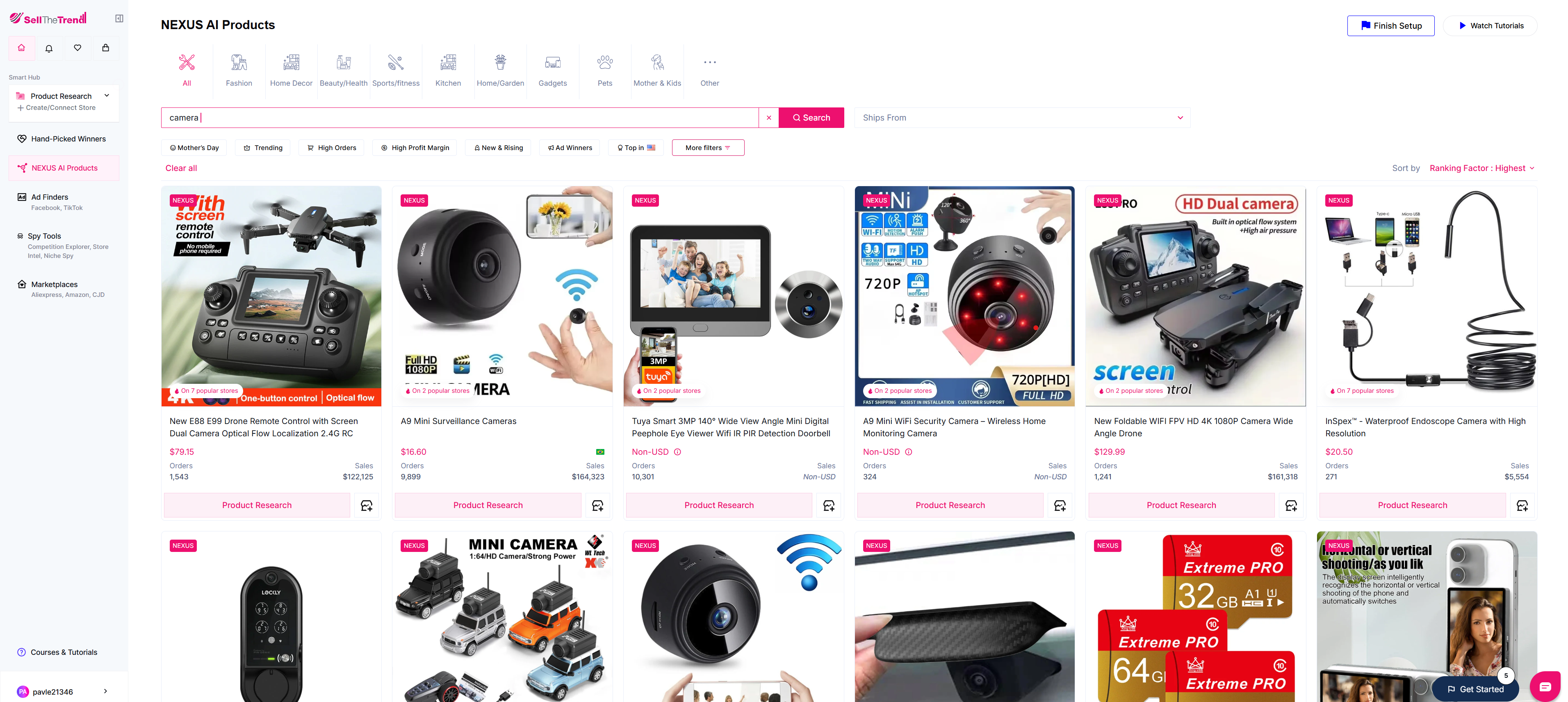 use your iphone to access the sell the trend space and find the perfect gadget