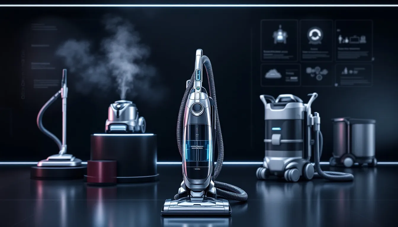 Advanced cleaning equipment used by professional cleaners in deep cleaning services.