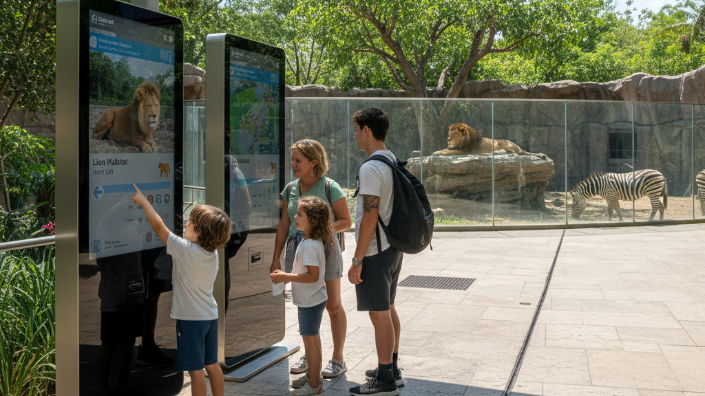 How Does Zoo Signage Improve the Visitor Experience? 11 digital displays play in managing crowds and visitor flow